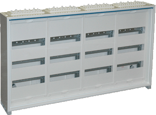 Hager Veldverdelers IP30, opbouw Groepenkast, leeg | FWQ34P1