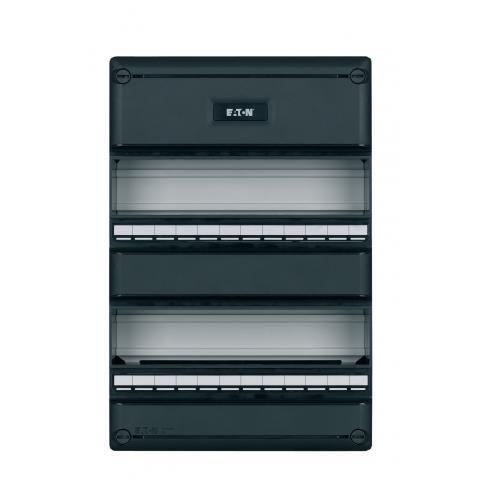 Eaton groepenkast S55 leeg 2-rijen 24 modules 220x330 mm