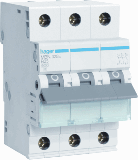 Hager MBN B-Karakteristiek 3P Installatieautomaat | MBN325E