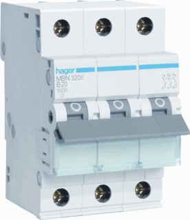 Hager MBN B-Karakteristiek 3P Installatieautomaat | MBN320E