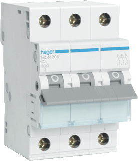 Hager MCN C-Karakteristiek 3P Installatieautomaat | MCN303
