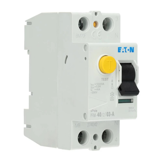 Eaton aardlekschakelaar 40A 300mA type A 1-fase (2P) (274042
