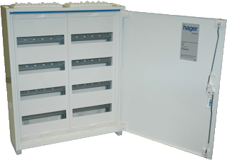 Hager Veldverdelers Opbouw Groepenkast, leeg | 550 x 650