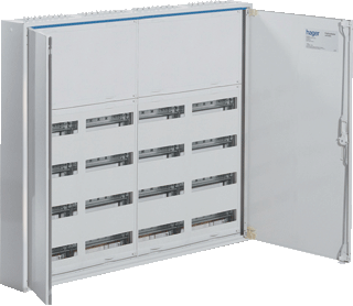 Hager Veldverdelers Opbouw Groepenkast, leeg | FWQ64N